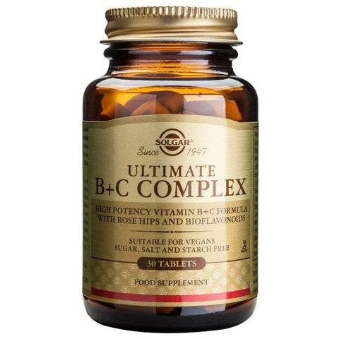 Comprar online ULTIMATE B + C COMPLEX 30 Comp de SOLGAR. Imagen 1