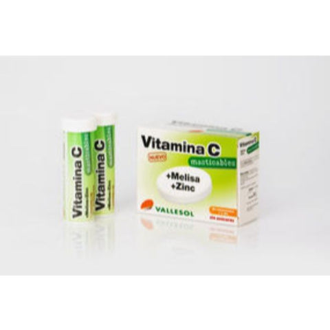 Comprar online VALLESOL VITAMINA C+MELISA+ZINC 24 Comp de VALLESOL. Imagen 1