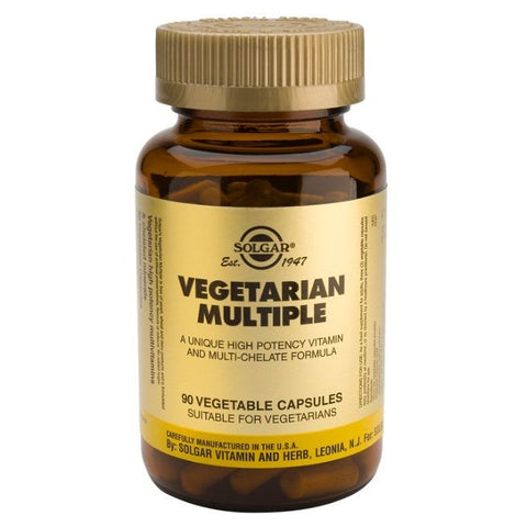 Comprar online VEGETARIANO MULTIPLE 90 Vcaps de SOLGAR. Imagen 1