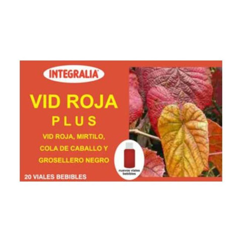 Comprar online VID ROJA PLUS 20 Viales de INTEGRALIA. Imagen 1