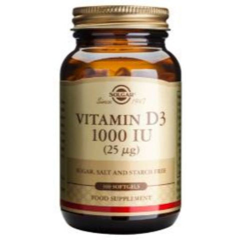 Comprar online VIT D3 1000 UI 100 Caps de SOLGAR. Imagen 1