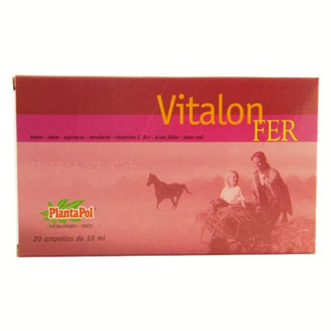 Comprar online VITALON FER 20 Amp x 10 ml de PLANTA POL. Imagen 1