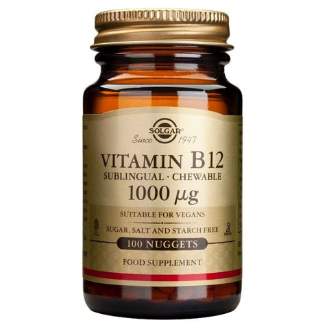 Comprar online VITAMINA B12 1000 mcg 250 Comp - CIANOCOBALAMINA de SOLGAR. Imagen 1