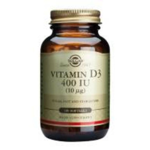 Comprar online VITAMINA D3 400 UI 100 Caps de SOLGAR. Imagen 1