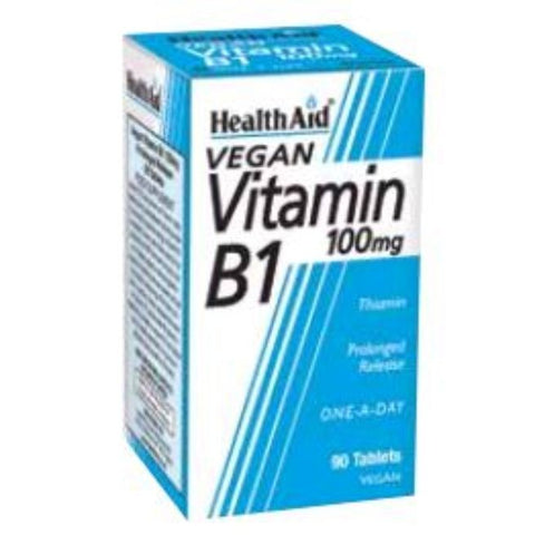 Comprar online VITAMINA B1 (TIAMINA) 100 mg 90 Comp de HEALTH AID. Imagen 1