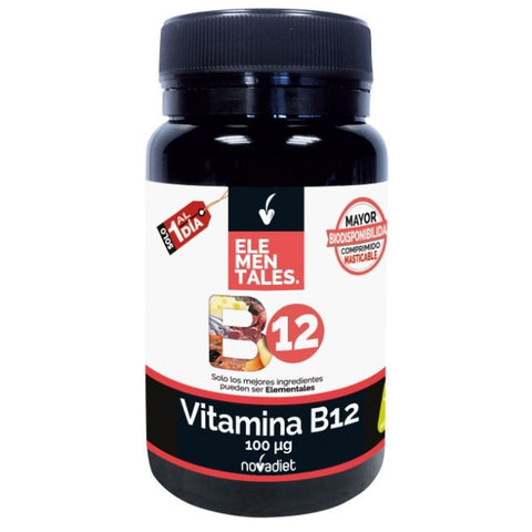 Comprar online VITAMINA B12 100 mcg 120 Comp de NOVADIET. Imagen 1