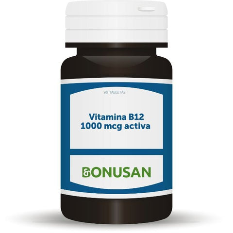Comprar online VITAMINA B12 1000 MCG ACTIVA 90 TABL. SUBLINGUALES de BONUSAN. Imagen 1