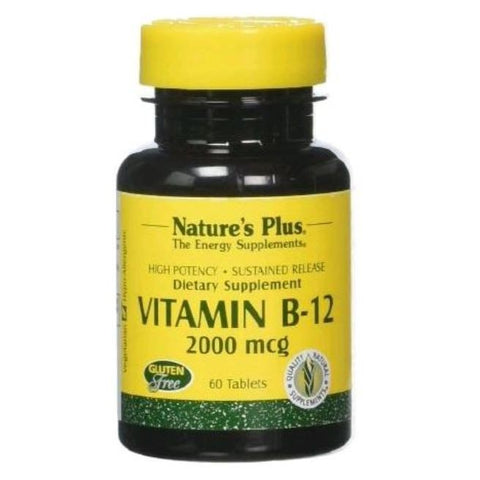 Comprar online VITAMINA B12 2000 mcg 60 Comp de NATURES PLUS. Imagen 1