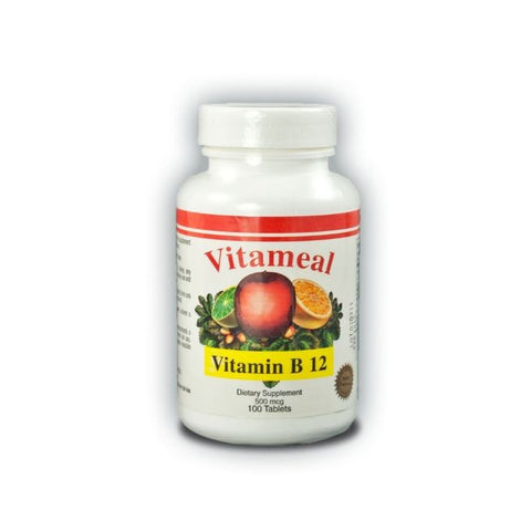Comprar online VITAMINA B12 500 mcg 100 Tabletas VITAMEAL de VITAMEAL. Imagen 1