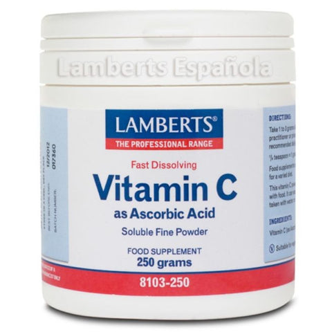Comprar online VITAMINA C (AC. ASCORBICO) 250 gr de LAMBERTS. Imagen 1