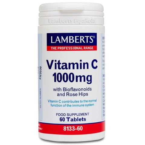 Comprar online VITAMINA C 1000MG 60tab CON BIOFLAVONOIDES de LAMBERTS. Imagen 1