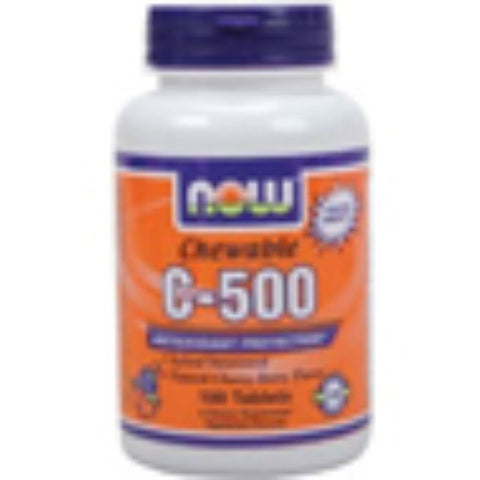 Comprar online VITAMINA C 500 mg 100 Comp de NOW. Imagen 1