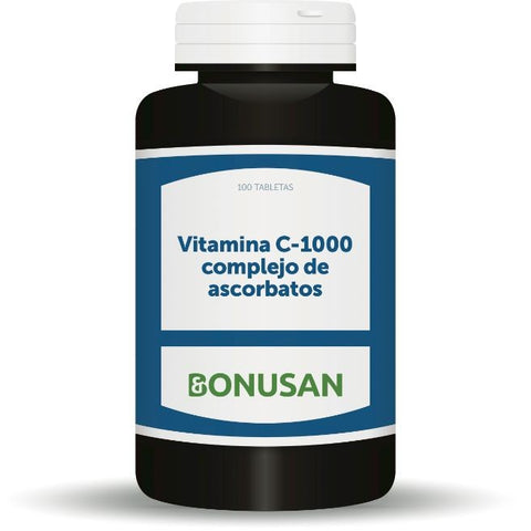 Comprar online VITAMINA C1000 COMPLEJO DE ASCORBATOS 100 Tab de BONUSAN. Imagen 1