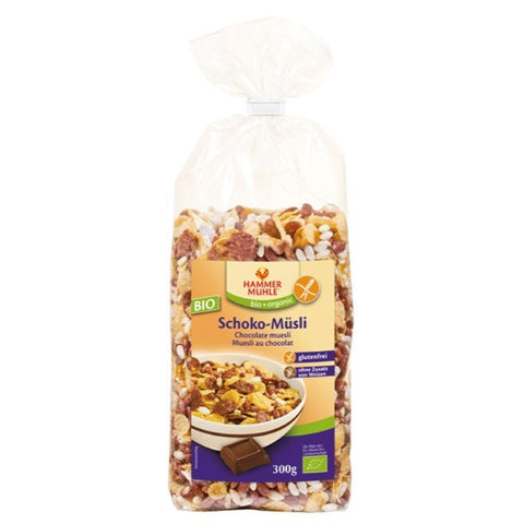 Comprar online MUESLI CON CHOCOLATE SIN GLUTEN BIO 300 G de HAMMERMUHLE. Imagen 1