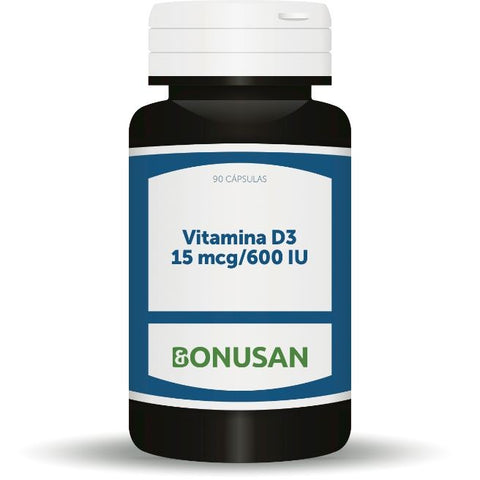 Comprar online VITAMINA D3 15 mcg x 90 Caps de BONUSAN. Imagen 1