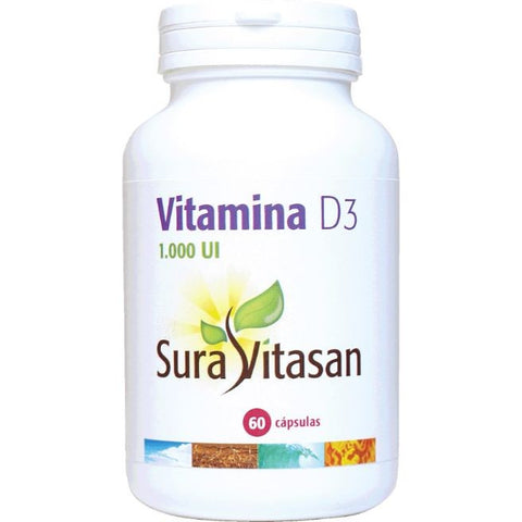 Comprar online VITAMINA D3 60 Caps de SURA VITASAN. Imagen 1