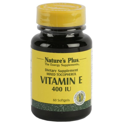 Comprar online VITAMINA E 400 UI 60 Perlas de NATURES PLUS. Imagen 1