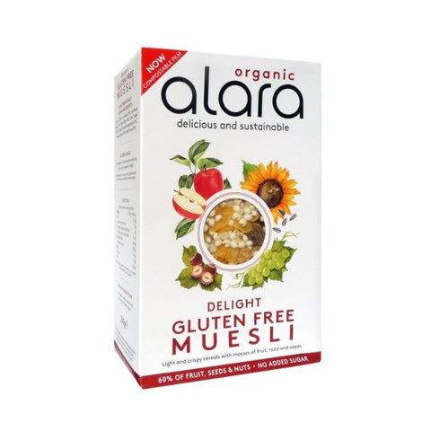 Comprar online MUESLI DELIGHT SIN GLUTEN ALARA 250 G de ALARA. Imagen 1
