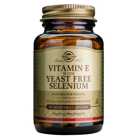 Comprar online VITAMINA E CON SELENIO 100 Vcaps de SOLGAR. Imagen 1