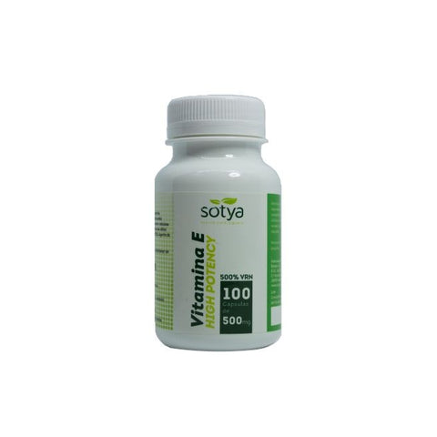 Comprar online VITAMINA E HIGH POTENCY 500mg 100 cap de SOTYA BESLAN. Imagen 1