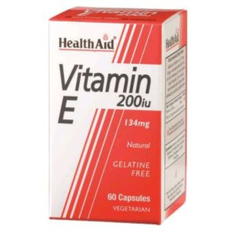 Comprar online VITAMINA E NATURAL 200 UI 60 Vcaps de HEALTH AID. Imagen 1
