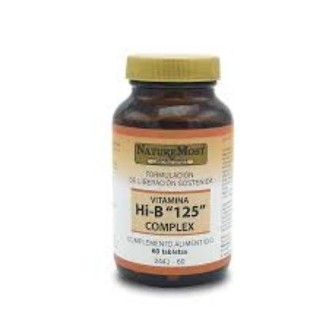 Comprar online VITAMINA Hi-B 125 COMPLEX L. Sostenida 60 Tab de NATUREMOST. Imagen 1