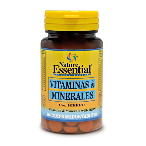 Comprar online VITAMINAS & MINERALES 60 Comp de NATURE ESSENTIAL. Imagen 1