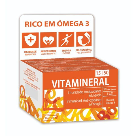 Comprar online VITAMINERAL 15/50 30 Caps de DIETMED. Imagen 1