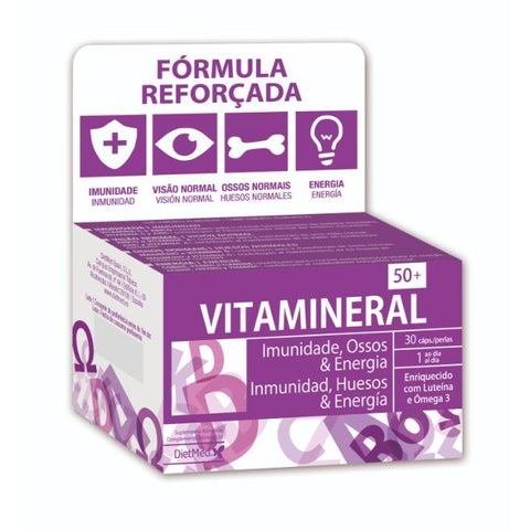 Comprar online VITAMINERAL 50 + 30 Caps de DIETMED. Imagen 1