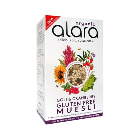 Comprar online MUESLI GOJI-ARANDANOS S/G ALARA 450 G de ALARA. Imagen 1