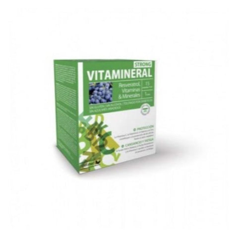 Comprar online VITAMINERAL STRONG 15 Ampollas de DIETMED. Imagen 1