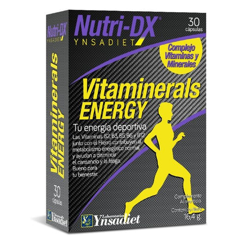 Comprar online VITAMINERALS ENERGY 30 Caps NUTRI DX de YNSADIET. Imagen 1