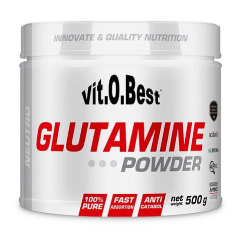 Comprar online GLUTAMINA+BCAA 500 gr COLA de VIT.O.BEST. Imagen 1