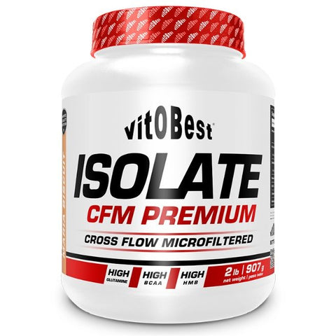 Comprar online ISOLATE CFM PREMIUM FRESA 2 Libras 907 gr de VIT.O.BEST. Imagen 1