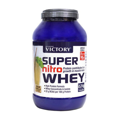 Comprar online SUPER NITRO WHEY FRESA-BANANA 2,2 KG de VICTORY. Imagen 1