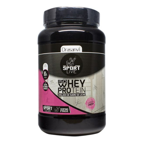 Comprar online WHEY PROTEIN AISLADO FRESA 800 gr SPORT LIVE de DRASANVI. Imagen 1