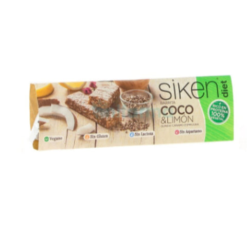 Comprar online SIKENDIET PROT VEGETAL BARRITA COCO & LIMON 24X36G de SIKENDIET. Imagen 1