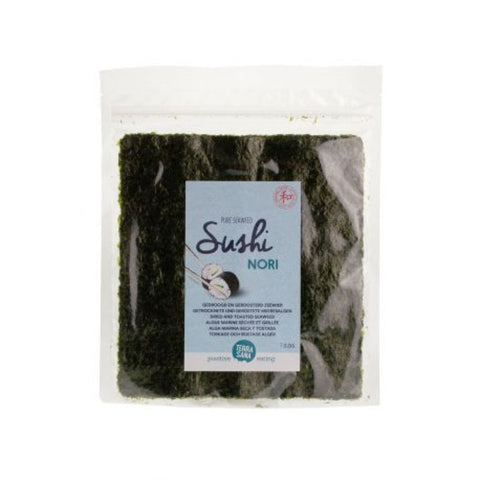 Comprar online SUSHI NORI 7 LAMINAS TOSTADAS 17 g de TERRASANA. Imagen 1