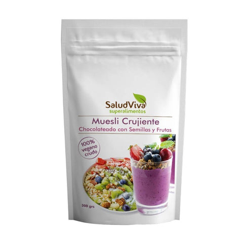 Comprar online MUESLI CRUJI. CHOCOLATEADO SEMILLA Y FRUTA 300 GRS de SALUD VIVA. Imagen 1