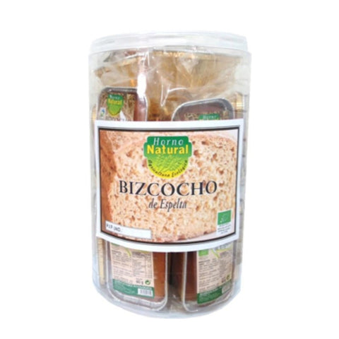 Comprar online CILINDRO BIZCOCHOS ESPELTA ECO 18 uds 60g de HORNO NATURAL. Imagen 1