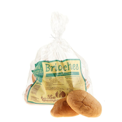Comprar online BRIOCHE INTEGRAL S/A (6704) 250 GR de CAMPESINA. Imagen 1