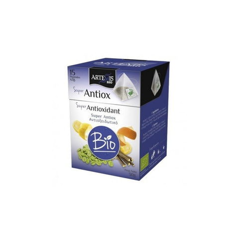 Comprar online SUPER ANTIOX C/ CAFE VERDE ECO PIRAMIDE 15 x 1,5 G de ARTEMISBIO. Imagen 1