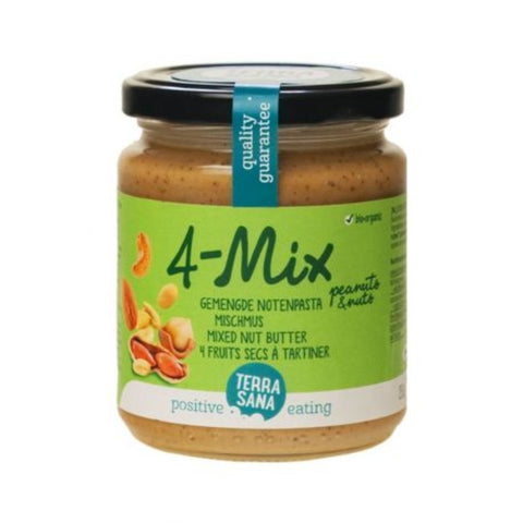 Comprar online 4MIX, CREMA DE FRUTOS SECOS (CON CACAHUETE) 250 g de TERRASANA. Imagen 1