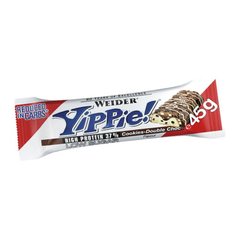 Comprar online YIPPIE BAR COOKIES-CREAM 45 G de WEIDER. Imagen 1