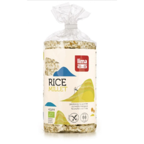 Comprar online TORTAS DE ARROZ CON MIJO 100G BIO de LIMA. Imagen 1