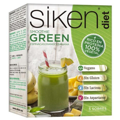 Comprar online SIKENDIET PROT VEGETAL VERDE SMOOTHIE 5S de SIKENDIET. Imagen 1