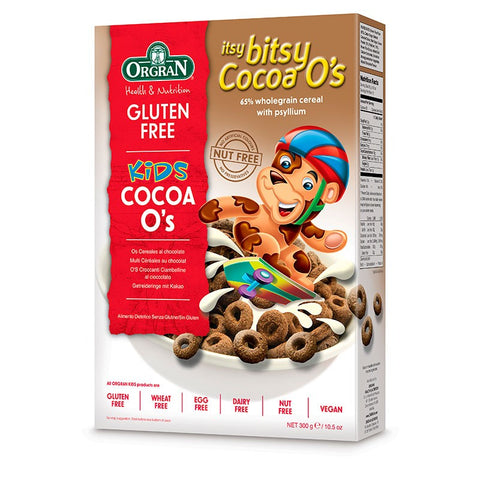 Comprar online ITSY BITSY KIDS COCOA O'S, CEREALES AL CACAO de ORGRAN. Imagen 1