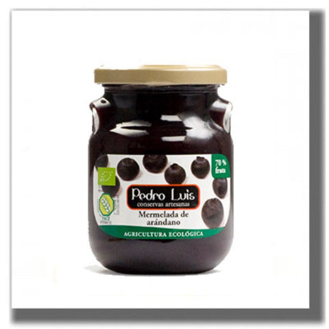 Comprar online MERMELADA DE ARANDANO ECO S/G FCO. 300 grs de CONSERVAS PEDRO LUIS. Imagen 1