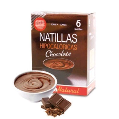 Comprar online NATILLA DE CHOCOLATE CAJA 6 SOBRES DE 50 gr de PRISMA NATURAL. Imagen 1
