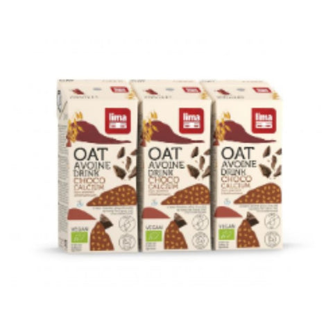 Comprar online BEBIDA AVENA CHOCOLATE CALCIO 3X200ML 3X200ML BIO de LIMA. Imagen 1